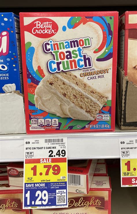 Betty Crocker Cinnamon Toast Crunch Cake Mix Recipes Find Vegetarian