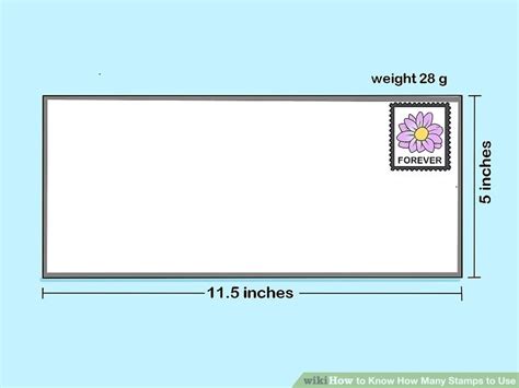 How Many Stamps Per Ounce Chart