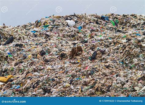 Mountain Garbage Huge Garbage Pile Stock Photo Image Of Material
