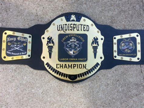 Championship Belt Undisputed Champion Build Ur Belt