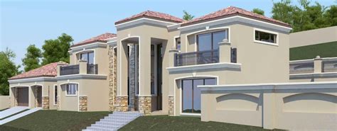 Style Mediterranean House Plans Two Story Modern South Africa Bedroom