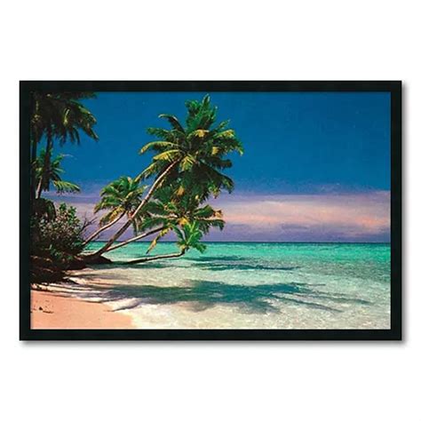 Tropical Beach Framed Wall Art