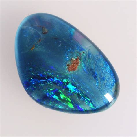 Triplet Blue Fire Opal Gemstone Loose Precious Stone