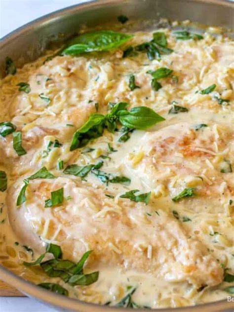Creamy Chicken With Orzo Beyond The Chicken Coop