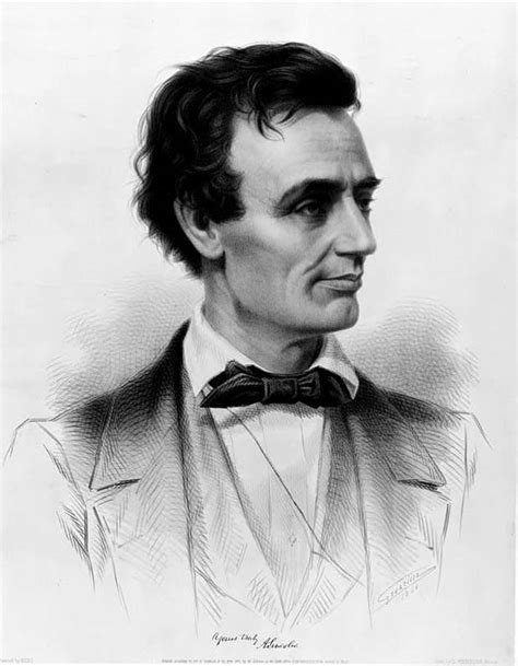 Lithograph Of Abraham Lincoln