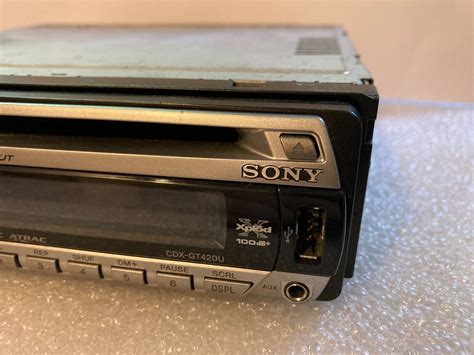 Sony Cdx Gt420u Am Fm Radio Cd Mp3 Player Car Stereo In Working Good