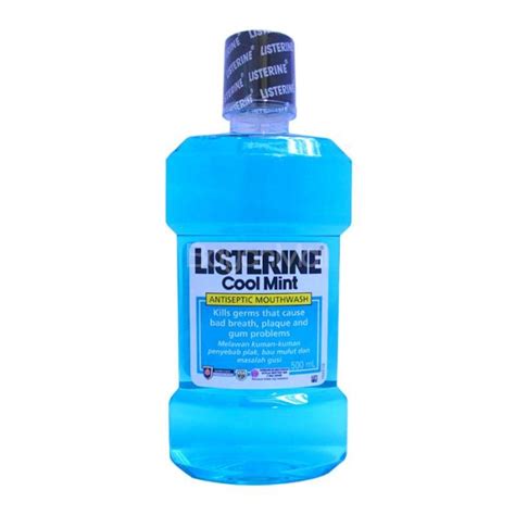 listerine cool mint antiseptic mouthwash 500ml