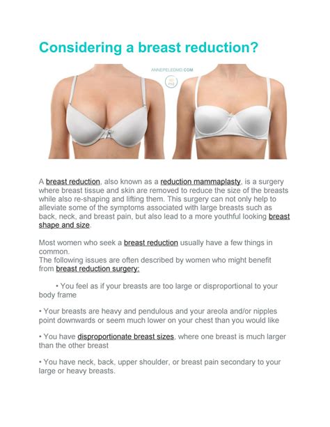 How To Reduce Large Breasts Summeractor