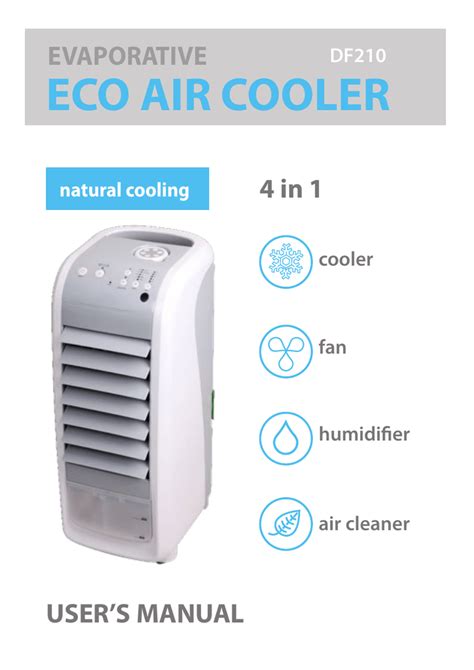 Read more about air cooler vs air conditioner in our other blog post. ECO AIR COOLER - floater imports | Manualzz