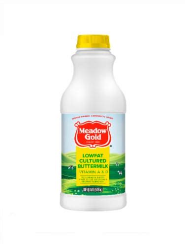 Meadow Gold Lowfat Cultured Buttermilk 32 Fl Oz Kroger