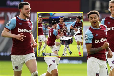 Yes, my drumming was shocking, said rice. Declan Rice exclusive: West Ham star hoping for Jesse ...