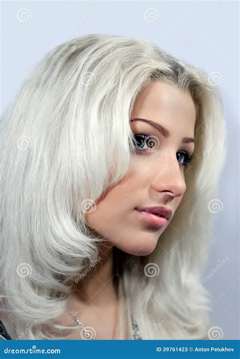 White Hair Young Women