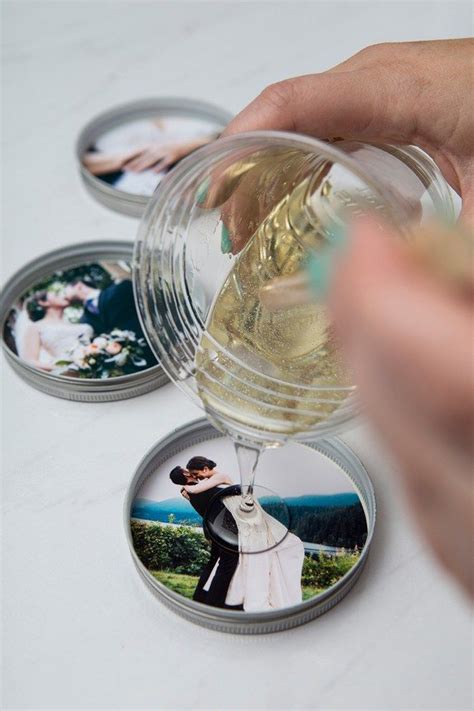 You Have To See These Adorable Diy Photo Resin Coasters Mason Jar