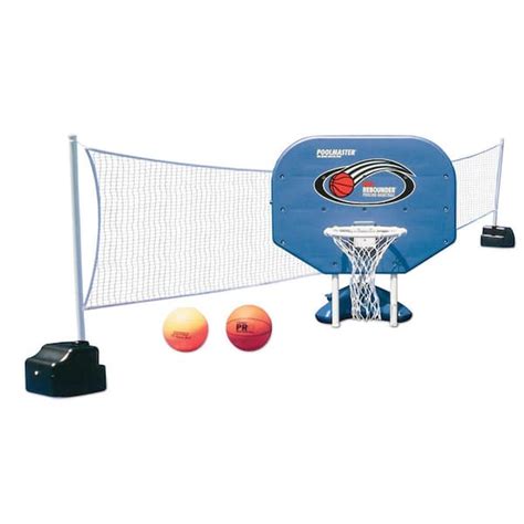 Poolmaster Pro Rebounder Poolside Basketball Game And Volleyball Game
