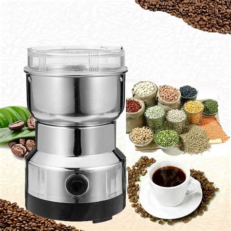Behogar Mini Electric Coffee Spice Beans Grinder Maker With Stainless