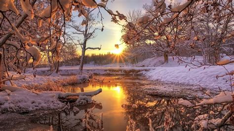 Winter Sunrise Wallpapers Top Free Winter Sunrise Backgrounds