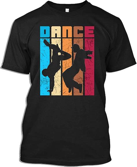 Dancing Tshirt Vintage Street Dance Silhouette Breakdance