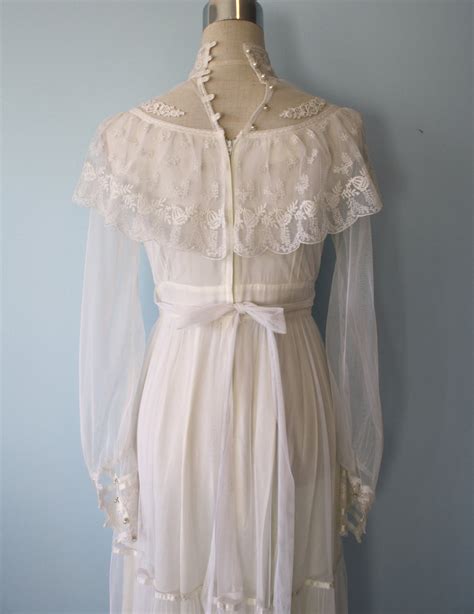 20 Off Sale 1970s Gunne Sax Wedding Dress Vintage Etsy