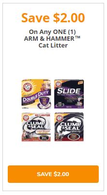 Add more arm & hammer clump & seal to replace what you. Arm & Hammer Cat Litter Coupon - Only $3.99 at Safeway ...