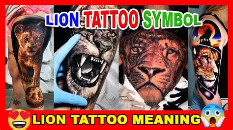 Meaning And Symbol Of Lion Tattoos Meaning Lion Tattoos Symbol Lion