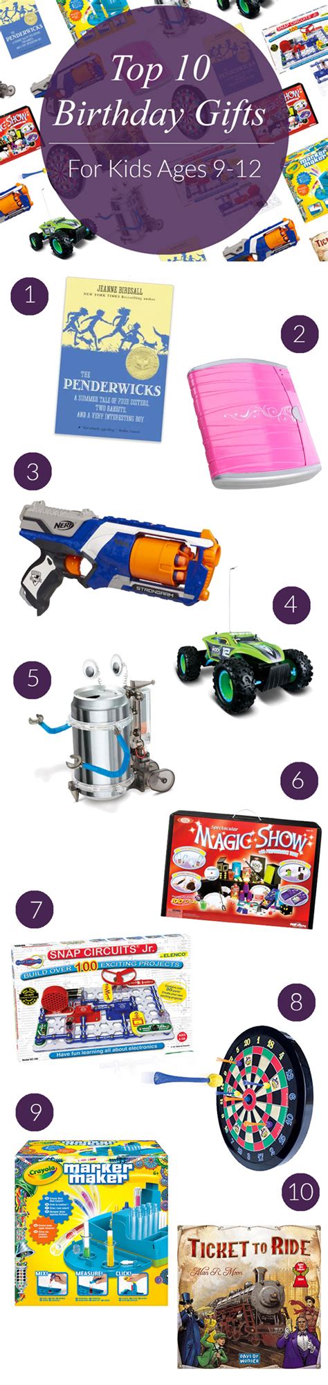 Birthday gifts for boys kids. Top 10 Birthday Gifts for Kids Ages 9-12 - Evite