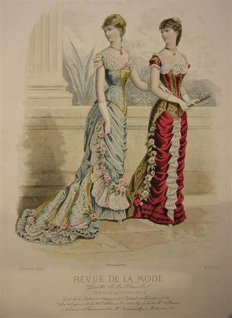 1880 Fashion Plate Victorian Era Fashion Fashion Prints 1880 Fashion