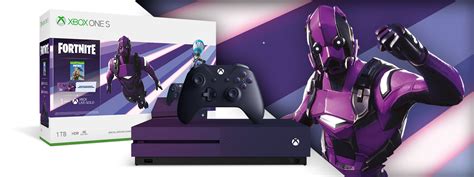 Purple Xbox One S Fortnite Bundle Fortnite Battle