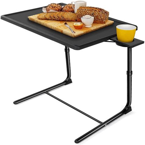 Buy Adjustable Tv Tray Folding Table Trays With 6 Height And 3 Tilt Angle