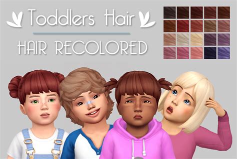 Toddler Hair Color Sims 4