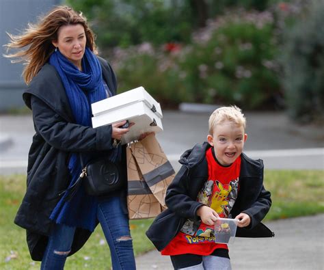 Dannii Minogue And Son Ethans Day Out