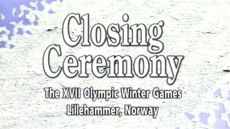 Lillehammer cykleklubb is in lillehammer, norway. OL på Lillehammer - Lillehammer: OL 1994 - Avslutningsseremoni - NRK TV