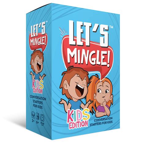 Buy Conversation Cards Lets Mingle Kids Card Game Cognitive