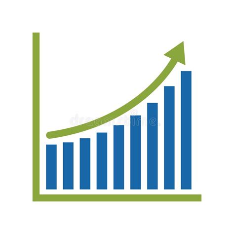 Vector Bar Chart Illustration Business Graph Data Growth Diagram