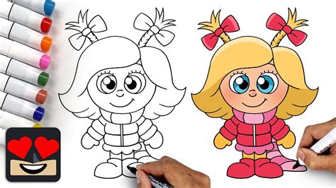 How To Draw Cindy Lou Who How The Grinch Stole Christmas Youtube