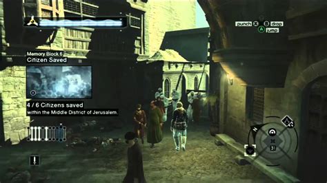 Assassin S Creed 1 Memory Block 6 Jerusalem Walkthrough Episode