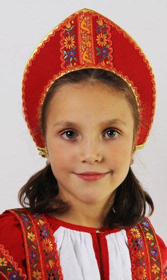 russian traditional hat russian kokoshnik dunyasha on elastic band russian crown girl