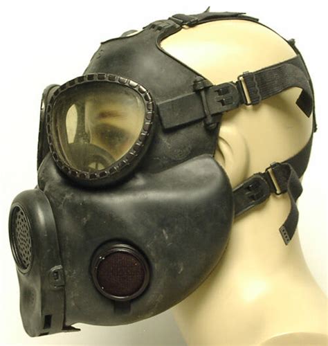 gas mask u s armed forces m17 standard w drinking tube hero outdoors