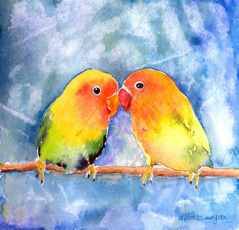 Love Bird Paintings