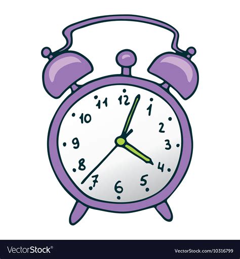 The free download image is a background transparent png file. Cartoon alarm clock Royalty Free Vector Image - VectorStock