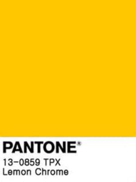 Lemon Chrome Yellow Pantone Pantone Pantone Color