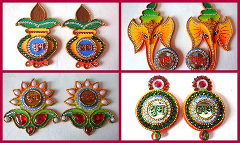Wooden Shubh Labh Diy Diwali Decorations Diwali Craft Beautiful