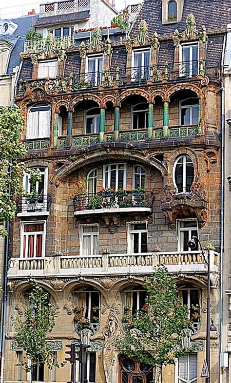 Paris Art Nouveau Façade This Is Gorgeous I Just Want