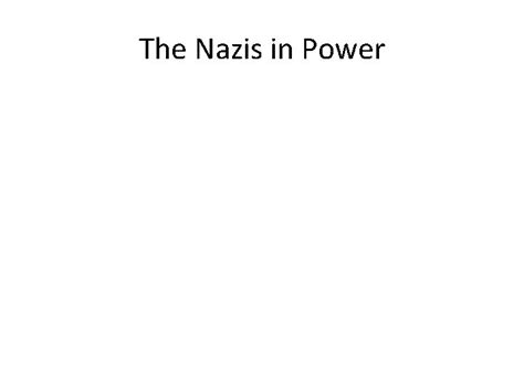 Revision Rise Of The Nazis And Nazis In
