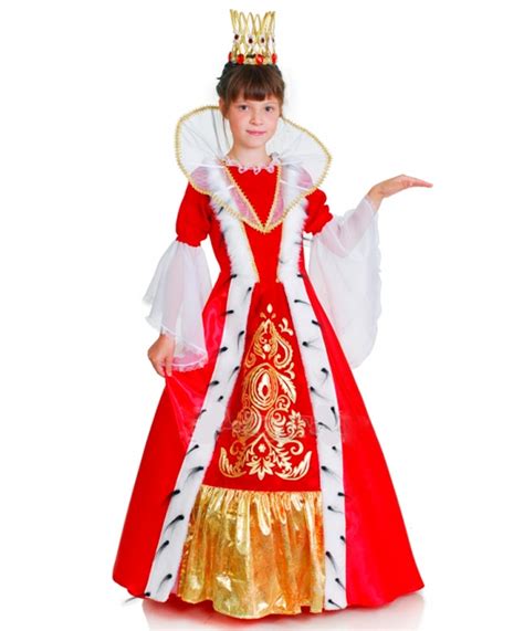 Детский костюм Королевы: платье, корона, кринолин (Украина)