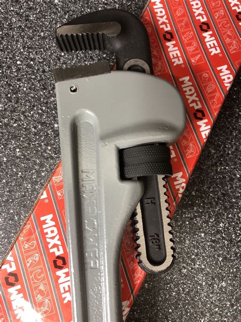 Maxpower Aluminum Pipe Wrench Model 00115 Size 18 871126001154 Ebay