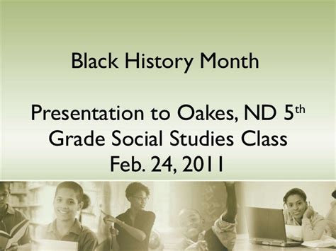 Black History Month Template Powerpoint