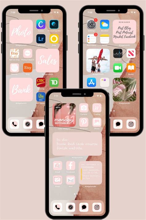 Customize Home Screen IOS Update App Icon Photo Cover Etsy In Homescreen Iphone
