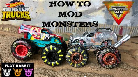 How To Custom Mod Hot Wheels Monster Trucks For Diecast Racing Monster