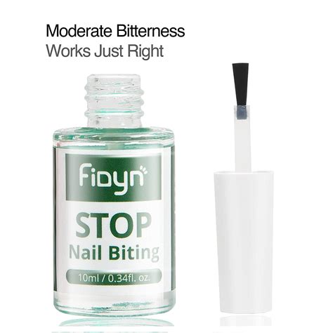 Fidyn No Bite Nail Polish Nail Biting Treatment With Bitter Polish To