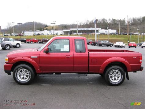 2011 Ford Ranger Sport Supercab 4x4 In Redfire Metallic A24486 All